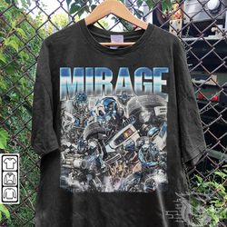 mirage movie shirt, mirage autobot 90s y2k vintage retro bootleg