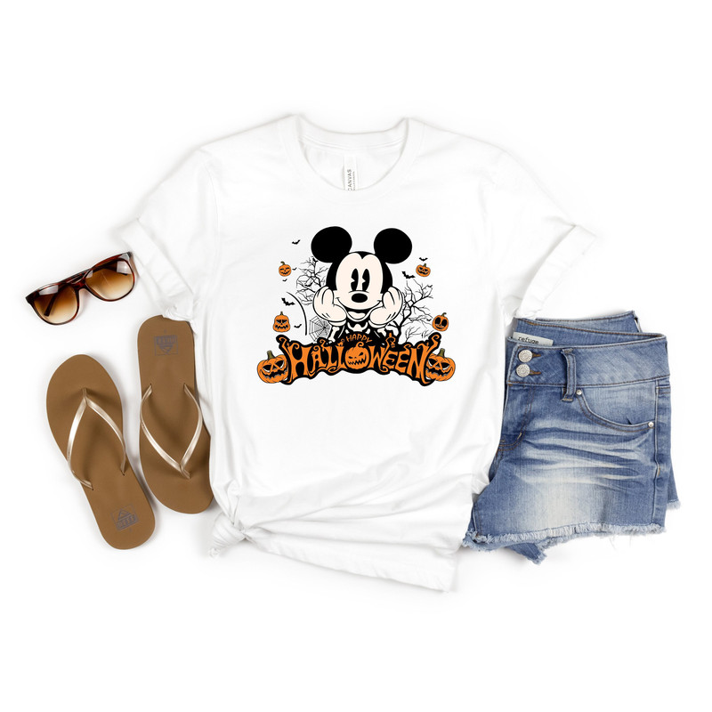 Disney Mickey Ears Halloween Tshirt, Disneyworld Cute Mickey Halloween Shirts, Magic Kingdom Halloween Shirts, Disney Family Matching Shirt.jpg