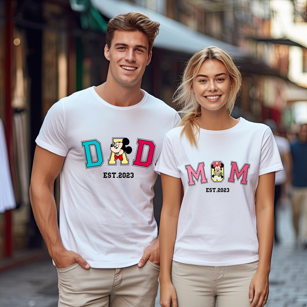 Disney Mom Dad Shirt, Disney Mama Shirt, Disney Mommy Daddy Shirt, Disney Mom Dad Shirt, Disney Mom Gift, Mickey Dad Shirt, Minnie Mom Shirt.jpg