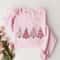 Pink Tree Christmas Sweater, Christmas Sweater, Christmas Crewneck, Christmas Tree Sweatshirt, Holiday Sweaters for Women, Winter Sweatshirt.jpg