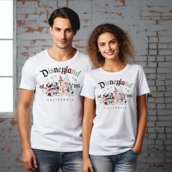 disneyland california mickey and friends t-shirt, disney trip family shirt, vintage disneyland shirt, disneyworld minnie