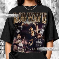 rod wave nostalgia 90s rap music shirt, bootleg vintage y2k sweatshirt