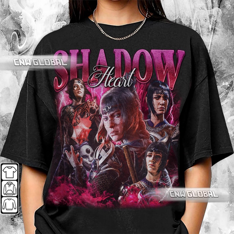 Shadowheart Baldurs Gate 3 90s Shirt, Bootleg Vintage Y2K Sweatshirt, Retro Girl Dinner Gift For Women And Man Unisex Hoodie BMO219.jpg