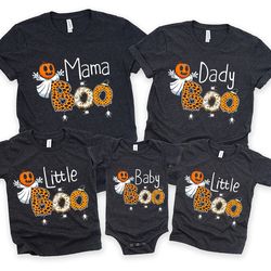 halloween family shirt, matching halloween shirt, mom dad little baby shirt, gift for family, halloween party shirt, hal