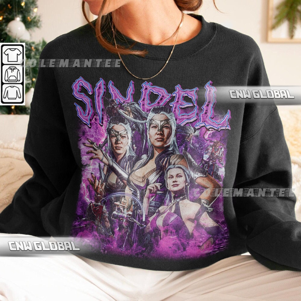 Sindel Mortal Kombat 1 90s Shirt, Bootleg Movie Fighting Games Vintage Y2K Sweatshirt, Empress Of Outworld Gift Hoodie 1210F MLUD.jpg