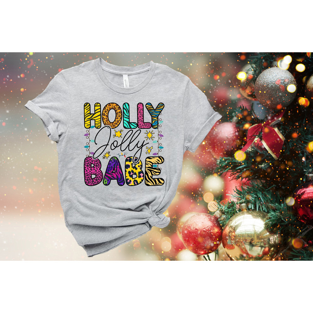 Holly Jolly Babe Sweatshirt, Christmas Shirt, Christmas Holly Jolly Babe Shirt, Vintage Holly Jolly Babe Shirt, Holiday Shirt, Xmas Shirt.jpg