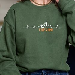 2023 camp outdoors nature campers sweat, forest camper nature lovers gift sweatshirt - couple nature hoodies, personaliz