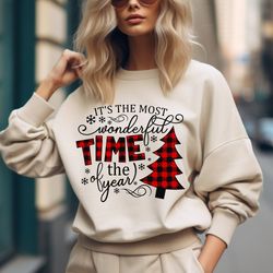 its the most wonderful time of the year sweatshirt, christmas family shirt, santa merry christmas, matching family shirt