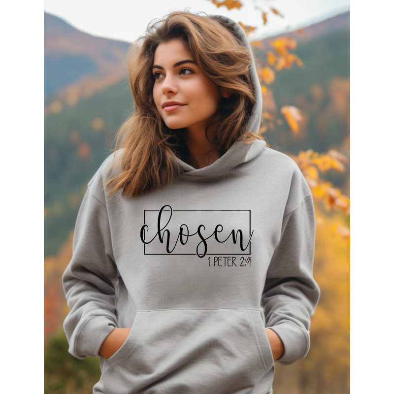 Chosen 1 Peter 29 Sweatshirt , Chosen Sweat, Christian Sweats, Christian Sweats For Women, You Are Chosen Gift, Christian Apparel Hoodie.jpg