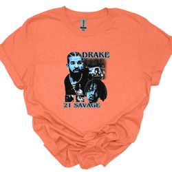 drake its all a blur tour 2023 shirt , drake 21 savage rap premium 2 sided t shirt, , drake rap concert unisex tour date