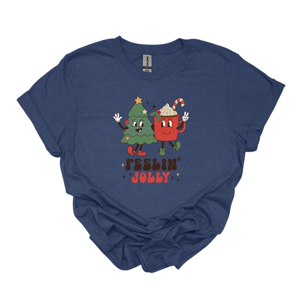 Feeling Jolly Shirt, Christmas Lights, Nutcracker Sweatshirt, Gift for Christmas, Shirt Gift, Family Christmas, Funny Christmas Gift.jpg