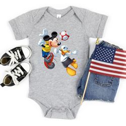 mickey mouse  donald duck best soccer team shirt, disney kids shirt, mickey mouse shirt, donald duck shirt, disney socce