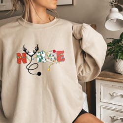 christmas nursing sweatshirt and hoodie, nursing school hoodie, nurse christmas hoodie, 2023 christmas, nurse sweater,