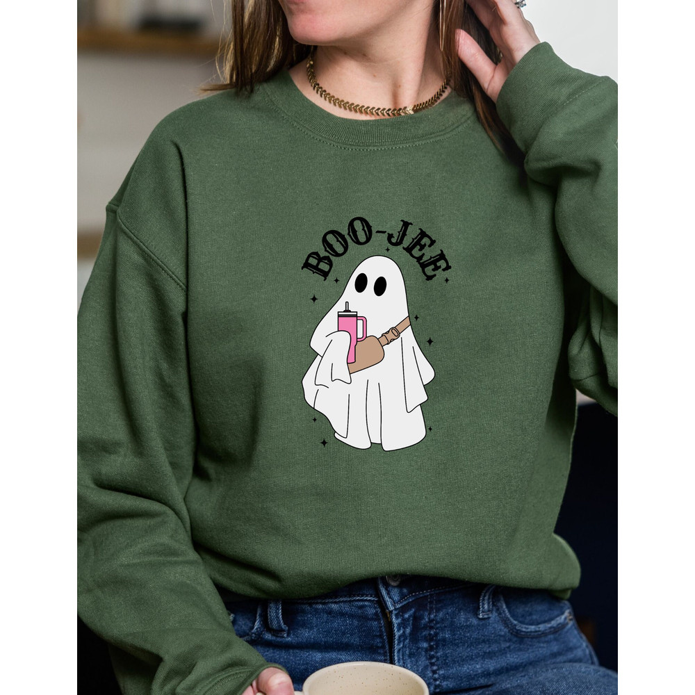 Halloween Gifts, Halloween Ghost Sweatshirt, Boo Jee Shirt, Boo Shirt, Spooky Ghost Hoodie, Spooky Season Ghost Sweater, Spooky Vibes Hoodie.jpg