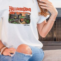 halloweentown est 1998 t-shirt, halloweentown university t-shirt, retro halloweentown t-shirt, fall t-shirt, vintage hal