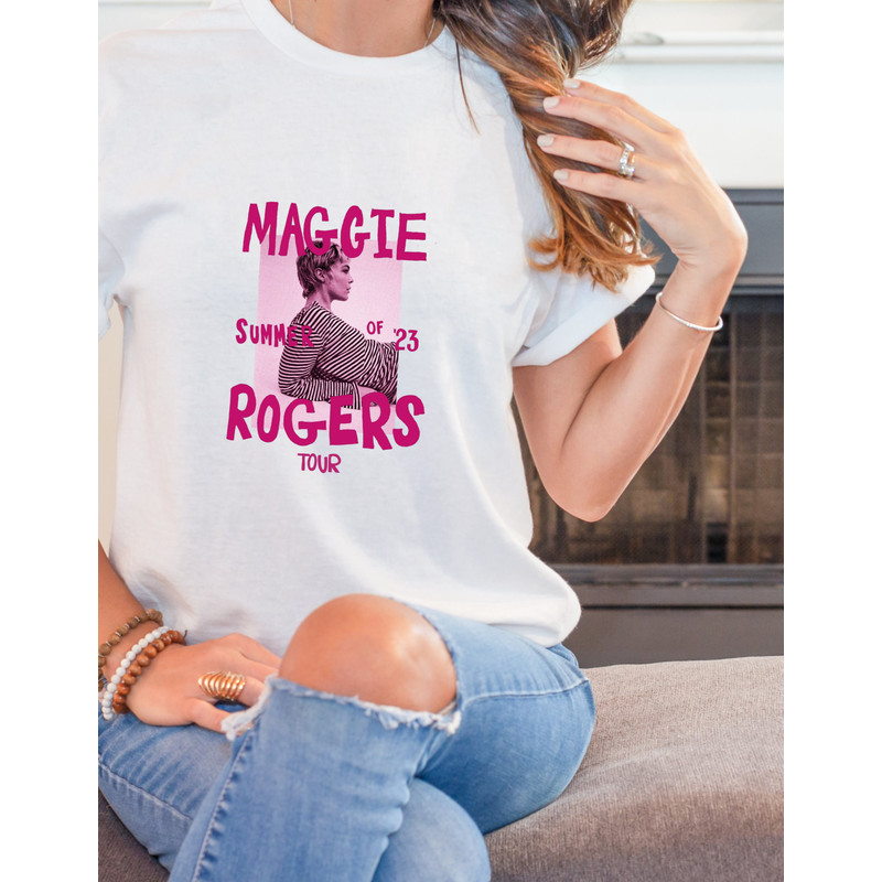 Maggie Rogers Front and Back Shirt, Maggie Rogers UK & EU Summer Of 23 Tour, Maggie Rogers 2023 Concert, Maggie Rogers Tour Shirt For Fan-1.jpg