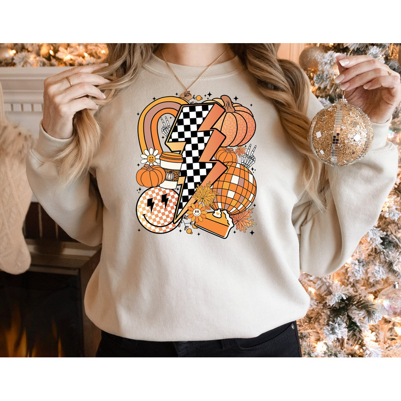 Retro Thanksgiving Fall Season Sweatshirt, Pumpkin Season Shirt, Spooky Season Shirt, Tis The Season Shirt, Thanksgiving Pumpkin Shirt 1.jpg