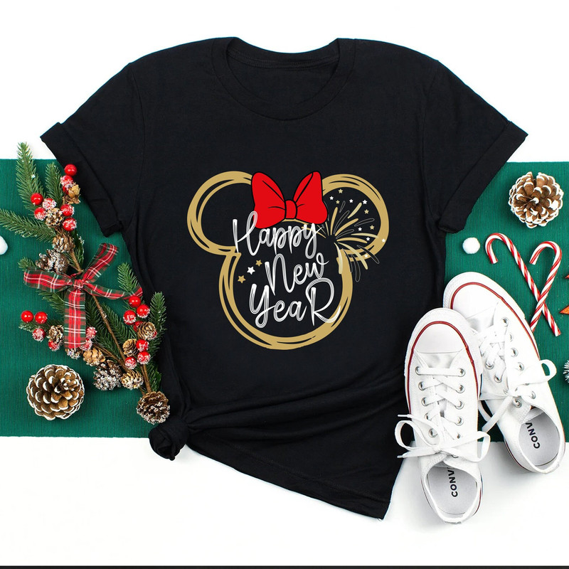 Disney Happy New Year Shirt, Minnie New Year Shirt, Disney Trip Shirt, New Year Disneyland Vocation, Family Matching Shirt, Disney Travel.jpg