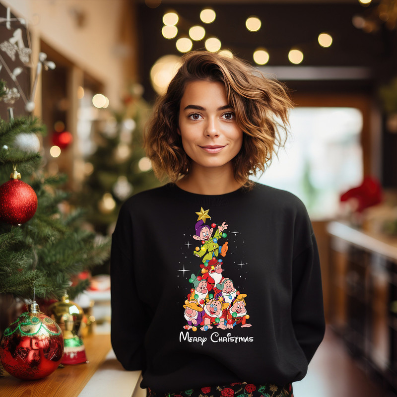 Seven Dwarfs Shirts, 7 Dwarfs Christmas Shirt, Disney Group Shirts, Disney Family Shirt, 7 Dwarfs, Grumpy, Doc, Dopey, Happy, Sleepy, Sneezy.jpg