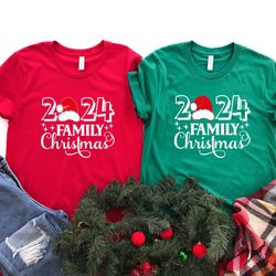 family christmas 2024 shirt, christmas shirt, matching christmas santa shirts, christmas gift, christmas party shirt, ch