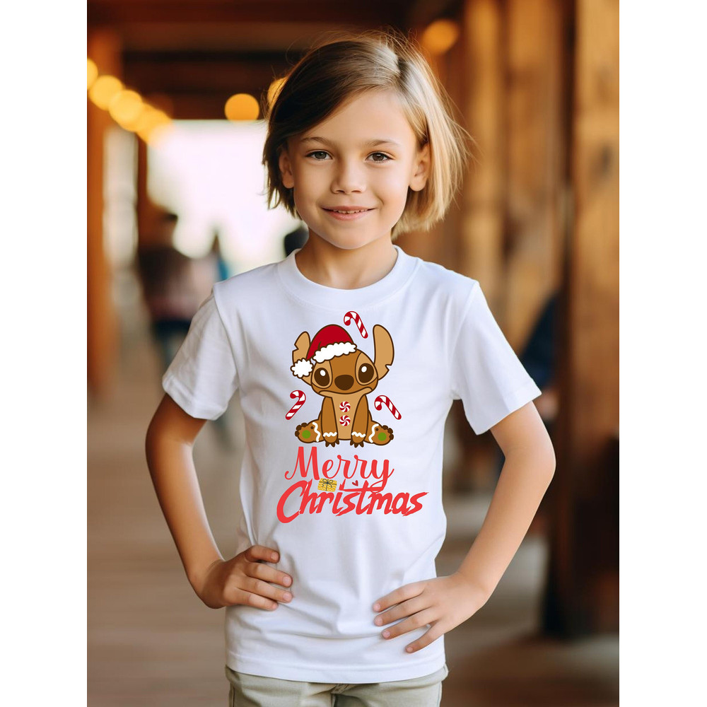 Stitch Christmas Sweatshirt, Disney Christmas Shirt, Gingerbread Stitch Christmas Shirt, Disney Stitch Shirt, Gingerbread Cookies Shirt.jpg