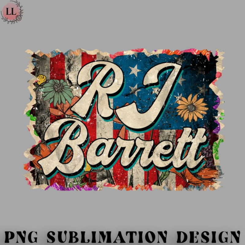 ET070723145915-Basketball PNG Retro Beautiful Flowers Barrett Proud Basketball Name Flag.jpg