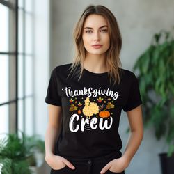 thanksgiving crew sweatshirt, thanksgiving gift shirt, fall vibes, gift for thanksgiving, family thanksgiving shirt, hap