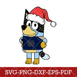 notre dame fighting irish_ncaa bluey 7,cut files for cricut silhouette,sublimation designs,cricut, digital download