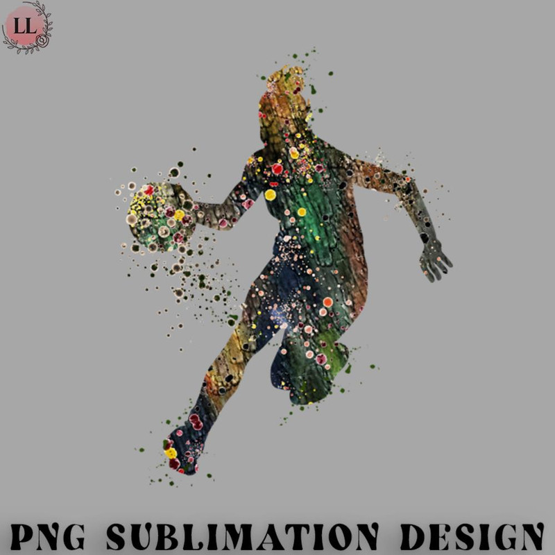 LL0707231454477-Basketball PNG Girl Basketball Dribble Athlete Watercolor Silhouette.jpg