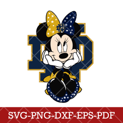 notre dame fighting irish_mickey ncaa 6,ncaa svg,dxf,eps,png,for cricut,digital download