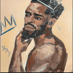 man portrait painting oil painting on canvas panel abstract portrait brutal man portrait expressionism portrait gift art