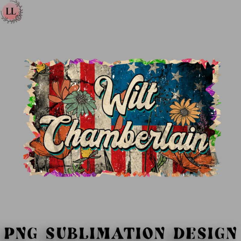 ET070723145918-Basketball PNG Retro Beautiful Flowers Chamberlain Proud Basketball Name Flag.jpg