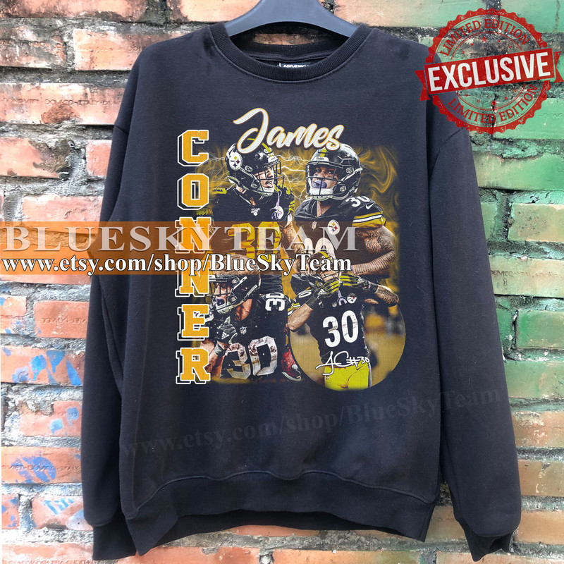 Vintage 90s Graphic Style James Conner Sweatshirt, James Conner shirt, Vintage Oversized Sport Tee, Retro American Football Bootleg Gift.jpg