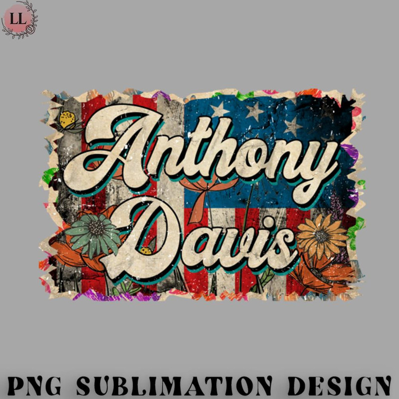 ET070723145921-Basketball PNG Retro Beautiful Flowers Davis Proud Basketball Name Flag.jpg