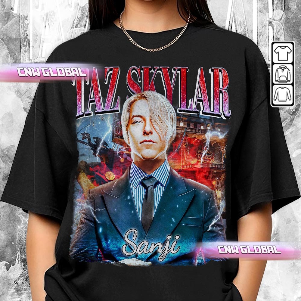 Taz Skylar Movie Shirt, Bootleg Sanji Chef Master Vintage 90s Y2K Graphic Tee, All Blue Pirate King Gift For Fan Hoodie BMO59.jpg