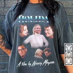 the holiday movie shirt, vintage merch y2k the holiday tshirt