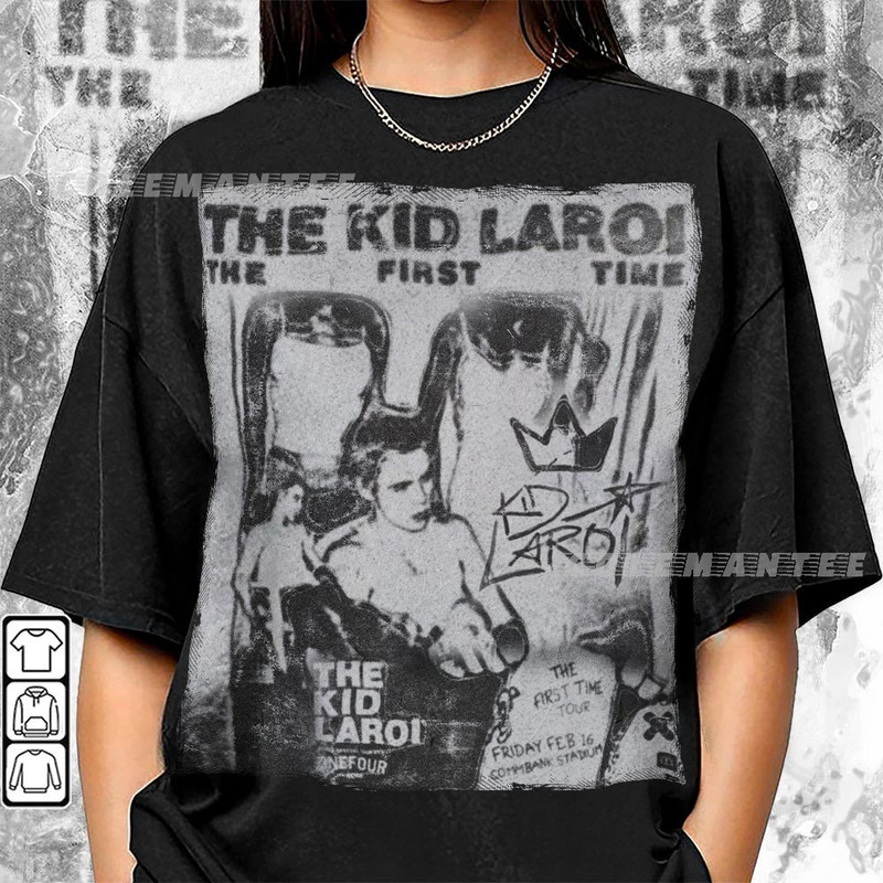 The Kid Laroi First Time Genius 90s Shirt, Bootleg Rapper Art Album Vintage Y2K Sweatshirt, Unisex Gift Hoodie 2011R MLUD.jpg