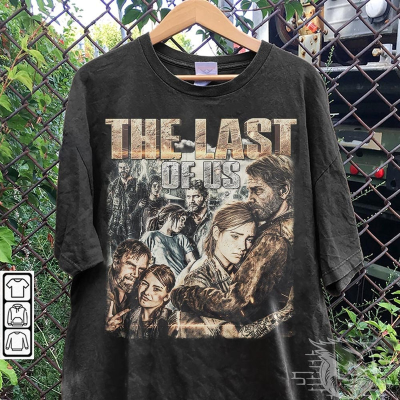 The Last Of Us Movie Shirt, The Last Of Us 90S Y2K Vintage Retro Bootleg Sweatshirt, Joel And Ellie Tee Game Gift For Fan MO2406VL.jpg