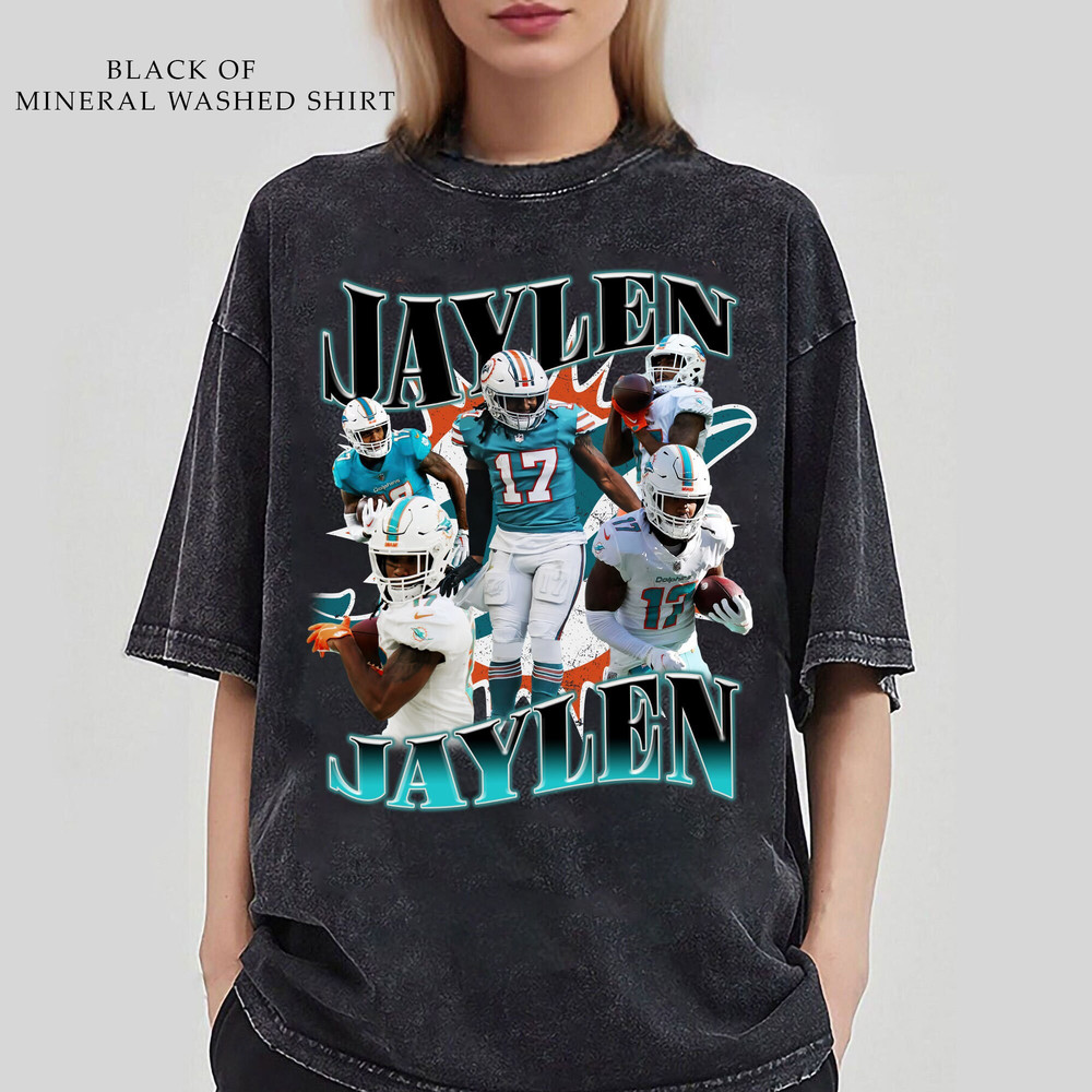 Vintage Jaylen Waddle Bootleg Style Shirt, Jaylen Waddle T-Shirt, Vintage Shirt, 90s Football Grapic Tee, Unisex Shirt.jpg