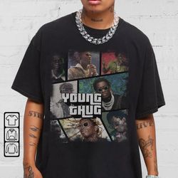 young thug streetwear gifts shirt v2 hip hop 90s vintage retro graphic tee rap t-shirt