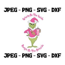 Pink Bougie Grinch Pink PNG svg Grinch Pink Bougie Preppy Christmas Grinch Png Christmas Grinch Png Preppy Grinch Png sv