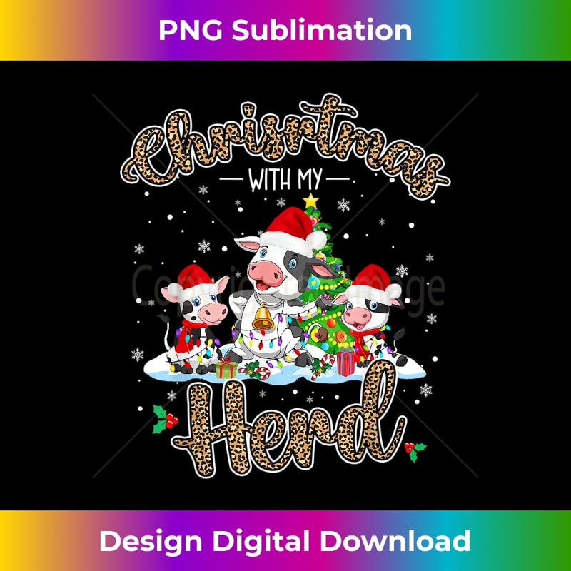 YS-20231127-1266_Christmas With My Herd Light Santa Cow Farmer Leopard Tree 0353.jpg