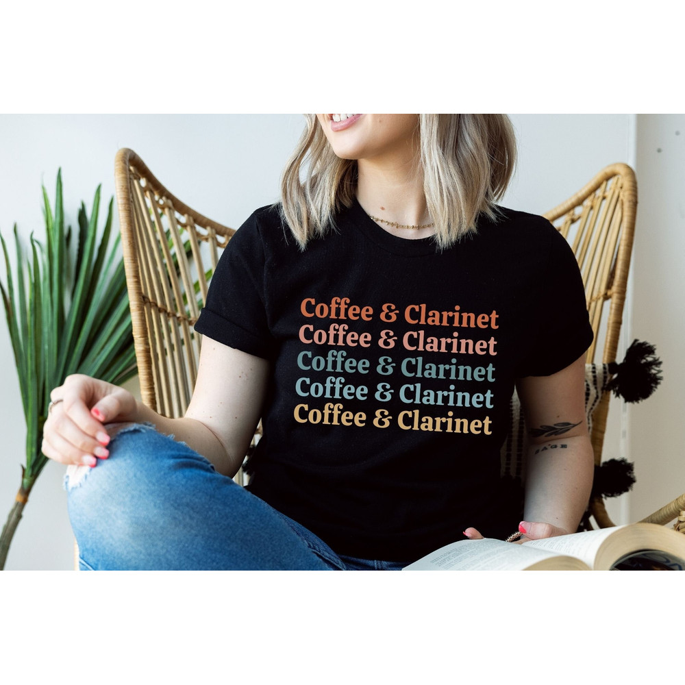 Clarinet Shirt Clarinet Tshirts Clarinet Player Gift Marching Band Shirt Clarinet Teacher Shirt Band Director Gift Music Teacher Coffee Tee.jpg