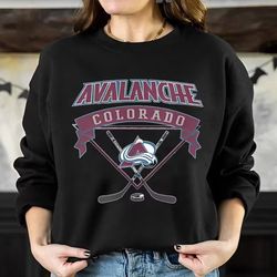 vintage colorado avalanche sweatshirt, avalanche tee, hockey sweatshirt, college sweater, hockey fan shirt, colorado hoc