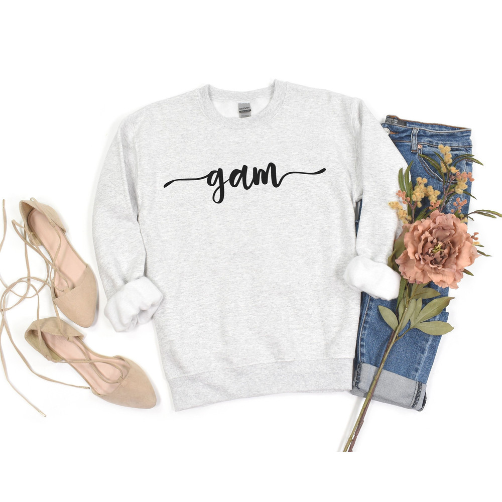 Gam Sweatshirt Gam Gift Mother's Day Gift for Gam Sweater Future Gam Gift Pregnancy Announcement New Gam Shirt Gam Gifts.jpg