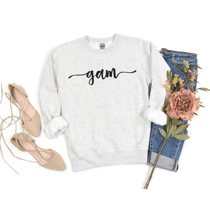 Gam Sweatshirt Gam Gift Mother's Day Gift for Gam Sweater Future Gam Gift Pregnancy Announcement New Gam Shirt Gam Gifts.jpg