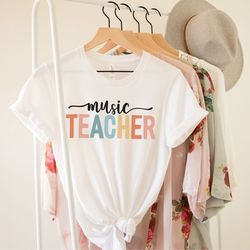 music teacher shirt music teacher gift for music teacher choir director band director music professor teacher gifts stud