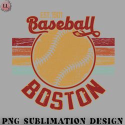 basketball png vintage retro boston baseball est 1901 baseball lover