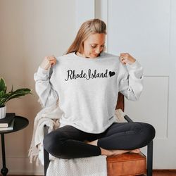 rhode island sweatshirt rhode island sweater cute rhode island shirt rhode island crew neck rhode island gifts rhode isl