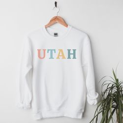 utah sweatshirt utah sweater cute utah shirt utah crew neck utah gift for her utah sweatshirts utah sweaters utah state